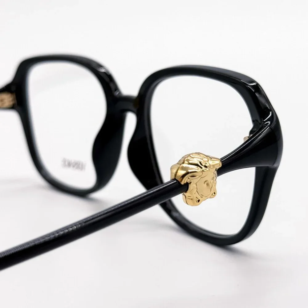 NEW VERSACE EYEGLASSES VE3386D GB1 BLACK BUTTERFLY WOMEN EYEWEAR